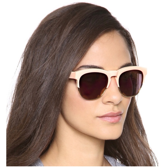 Wildfox Clubfox Ivory & Gold Sunglasses w/ Case main image 12